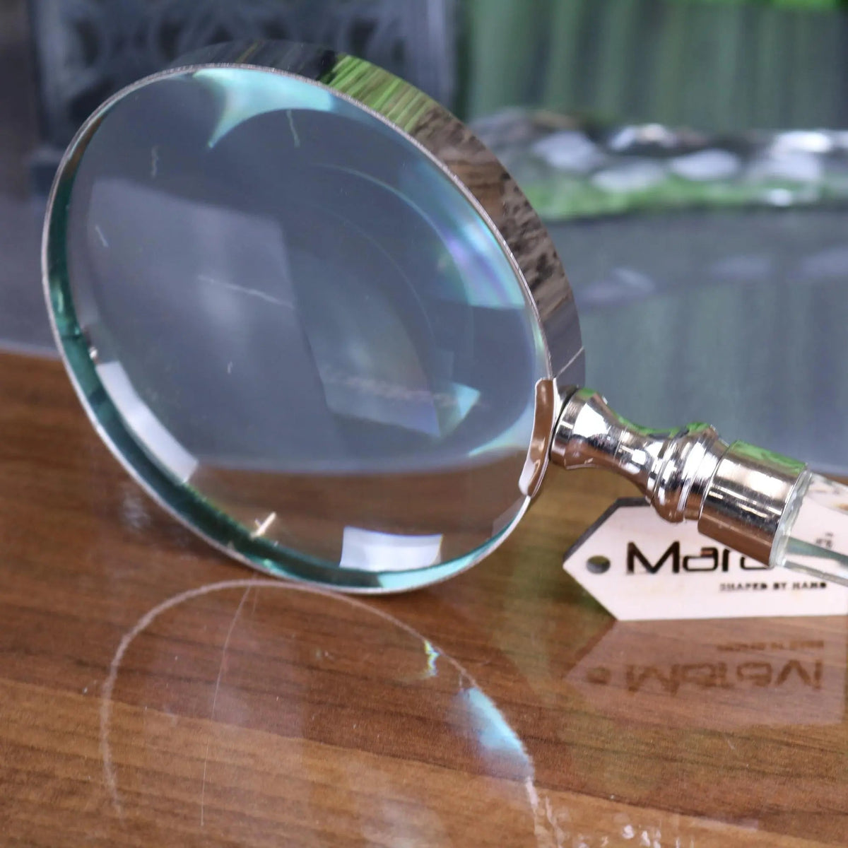 Tepun Glass Diamond Handle Magnifying Glass 10 cm