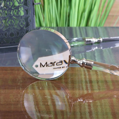Tepun Glass Diamond Handle Magnifying Glass 10 cm