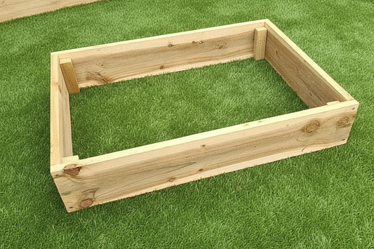 6x1 Timber Wooden Raised Planter Beds (Choose from 3 heights)