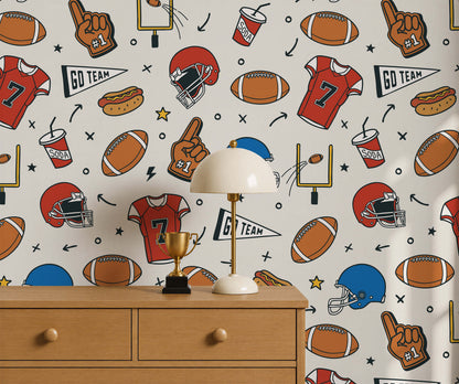 Bobbi Beck Touchdown American Football Wallpaper