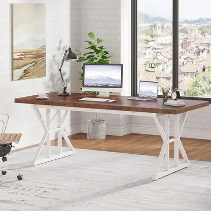 160 cm Executive Office Desk - Minimalist Laptop Study & Writing Table