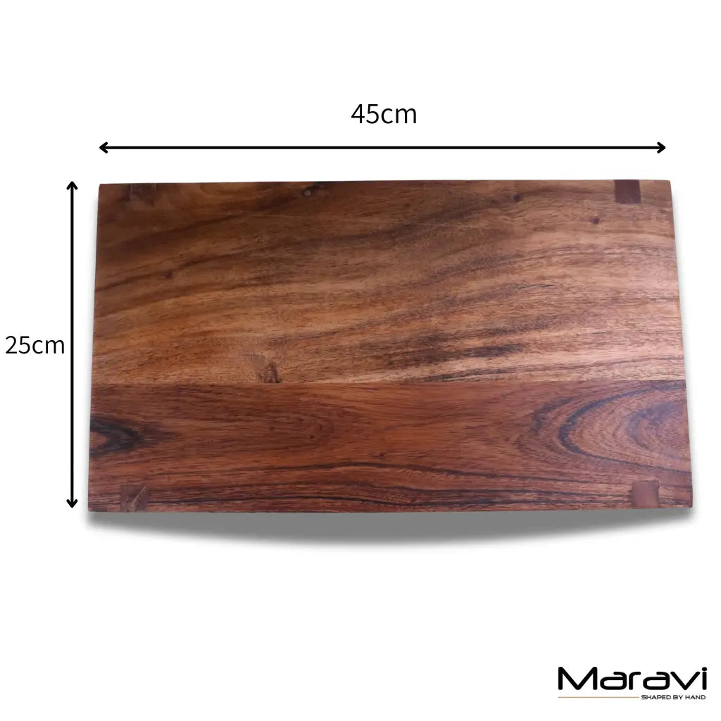 Velora Acacia Wood Footed Serving Board 45 cm