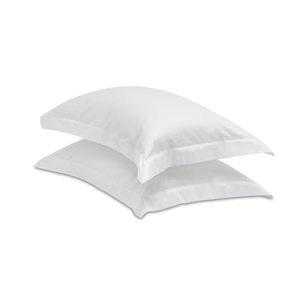 Dormitory Vivian White Micromodal Satin Duvet Cover, Pillowcases & Flat Sheet