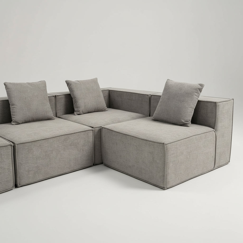 Cumulus Lounge Sofa - Compact Boneless 2-Seater with Cloud Comfort