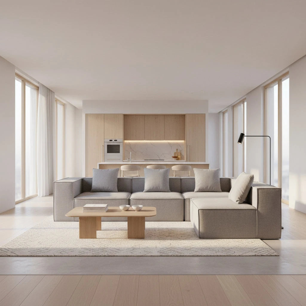 Cumulus Lounge Sofa - Compact Boneless 2-Seater with Cloud Comfort