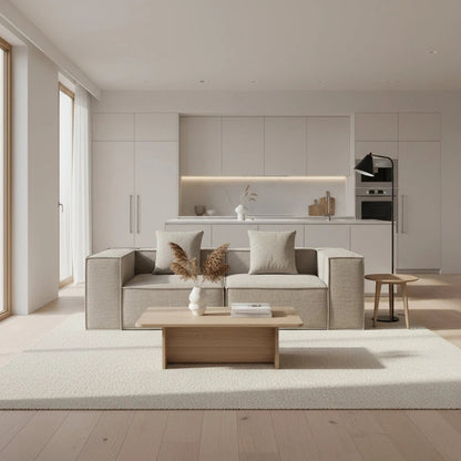 Cumulus Lounge Sofa - Compact Boneless 2-Seater with Cloud Comfort
