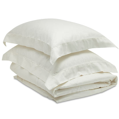 Dormitory Venice Vanilla Sateen Duvet Cover, Pillowcases & Flat Sheet