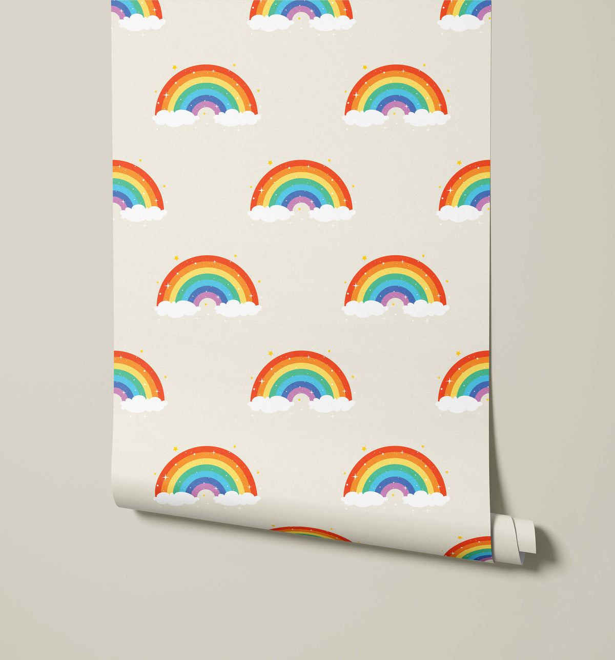 Bobbi Beck Wish Rainbow Cloud Wallpaper