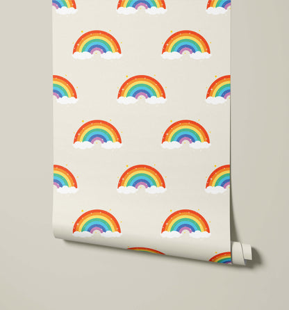 Bobbi Beck Wish Rainbow Cloud Wallpaper