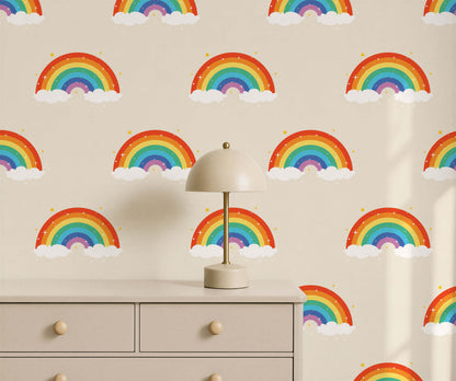 Bobbi Beck Wish Rainbow Cloud Wallpaper