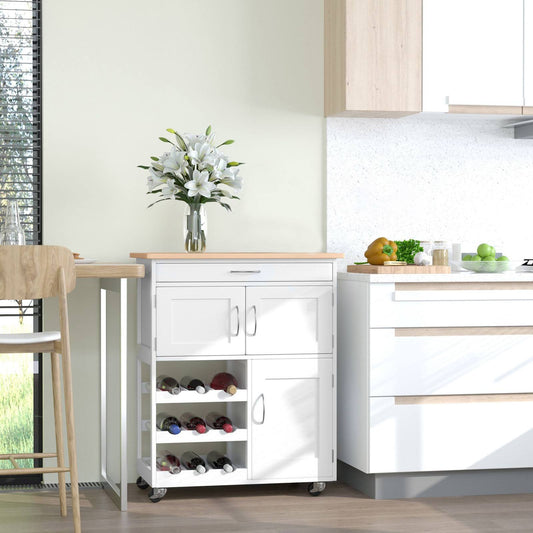 🍽️ Modern Kitchen Trolley - Premium Mobile Storage Cart ✨