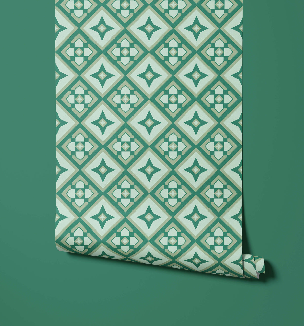 Bobbi Beck Zahrah Mosaic Diamond Wallpaper