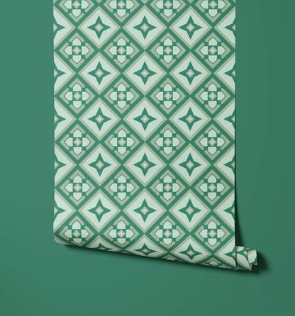 Bobbi Beck Zahrah Mosaic Diamond Wallpaper