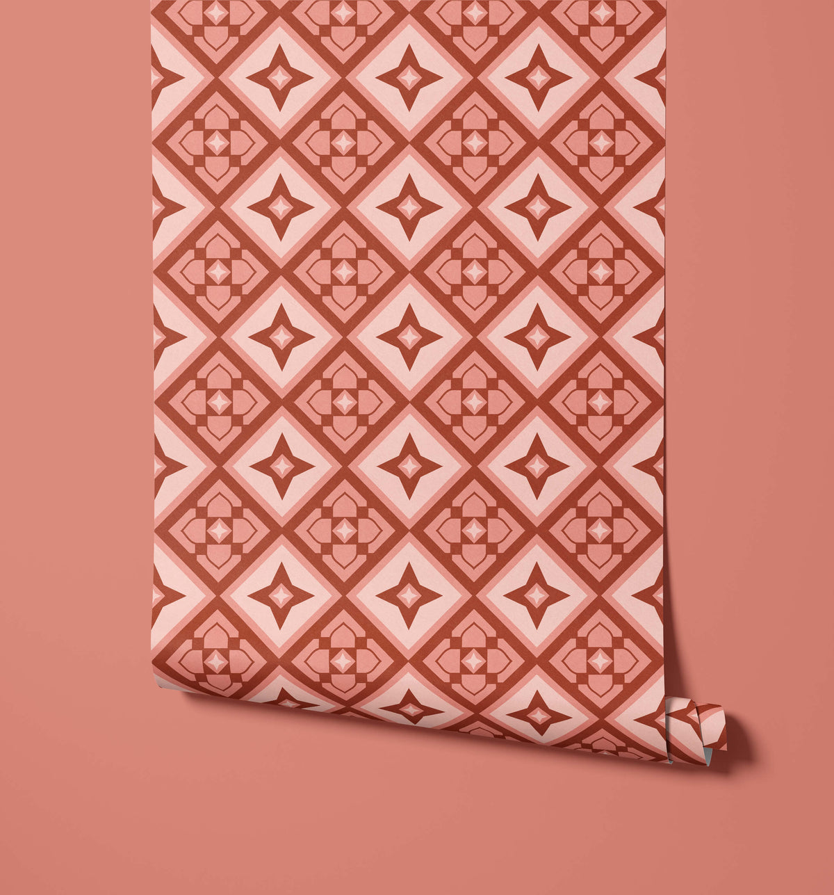 Bobbi Beck Zahrah Mosaic Diamond Wallpaper