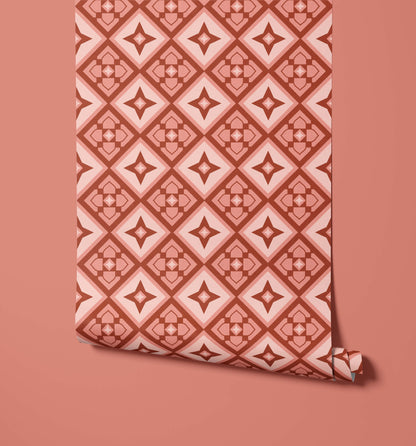 Bobbi Beck Zahrah Mosaic Diamond Wallpaper