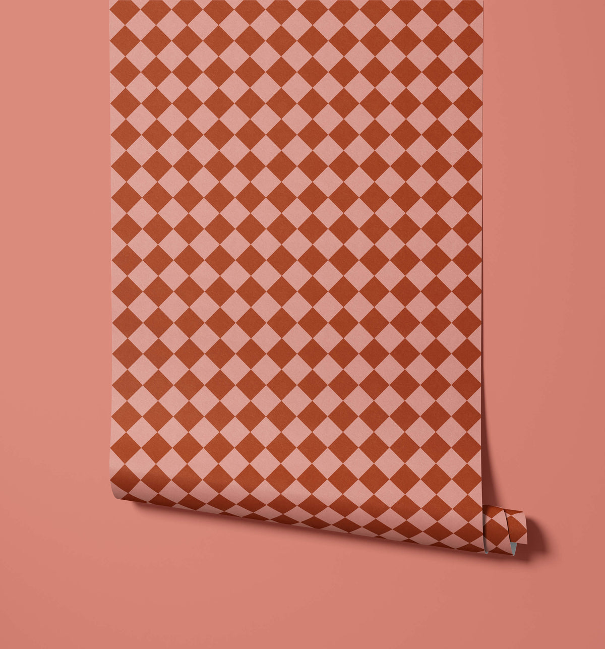 Bobbi Beck Zellige Harlequin Check Wallpaper