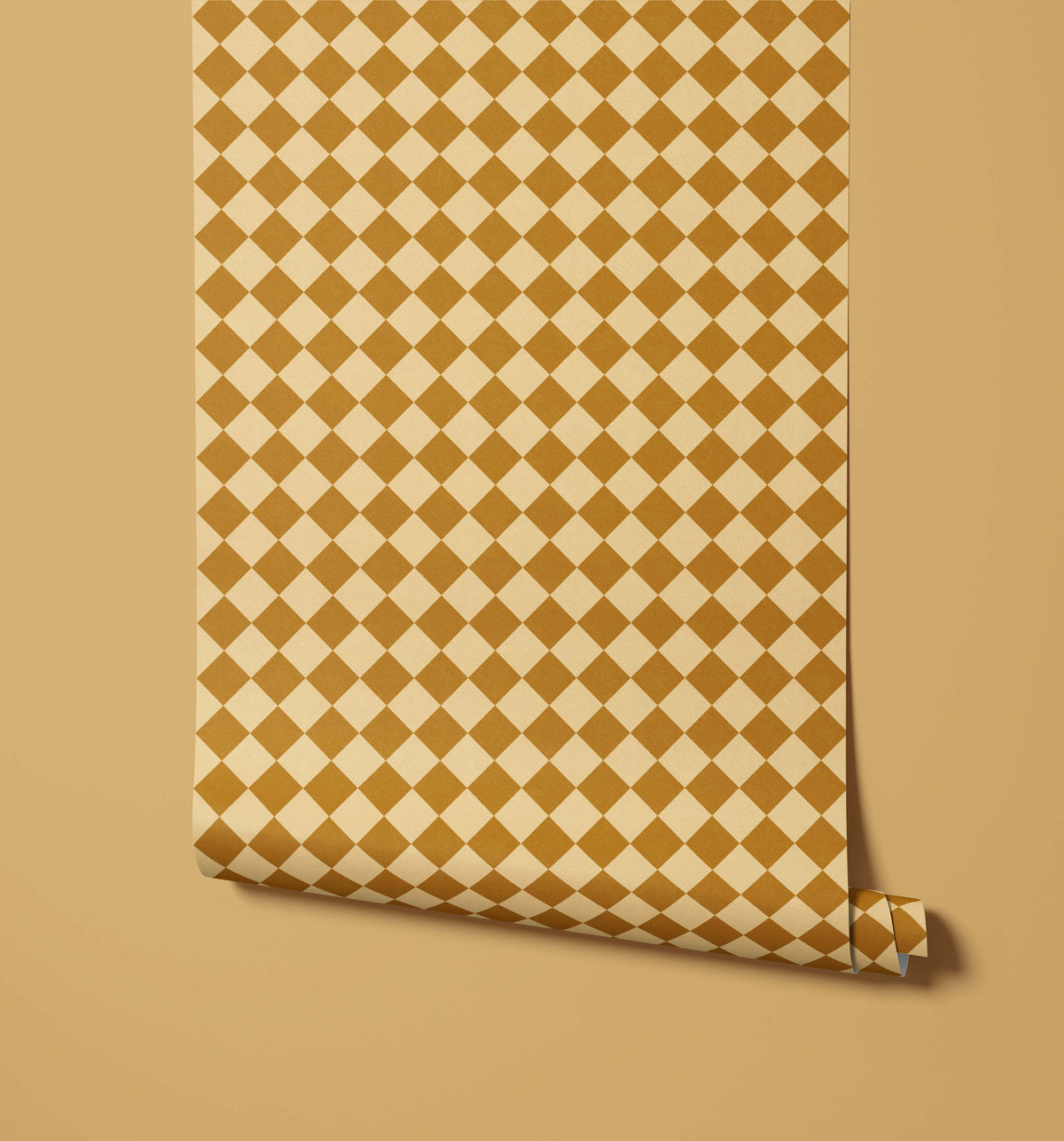 Bobbi Beck Zellige Harlequin Check Wallpaper