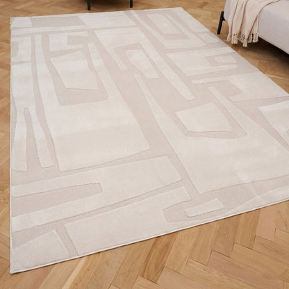Loft Abstract Cream Rug