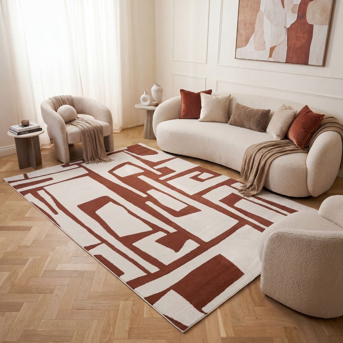 Loft Abstract Terra Rug