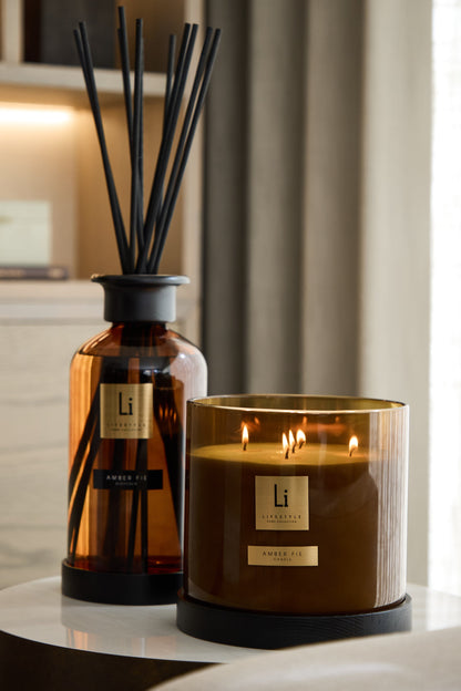 Lifestyle Home Collection Amber Fie XXL Candle 5kg