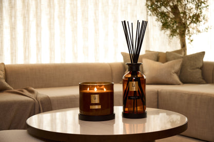 Lifestyle Home Collection Amber Fie XXL Candle 5kg