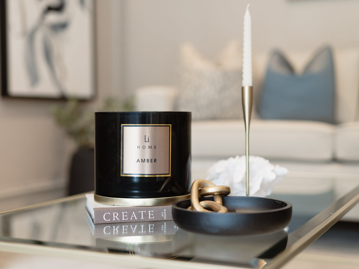 Lifestyle Home Collection Amber XL 5-Wick Soy Candle 3.5kg