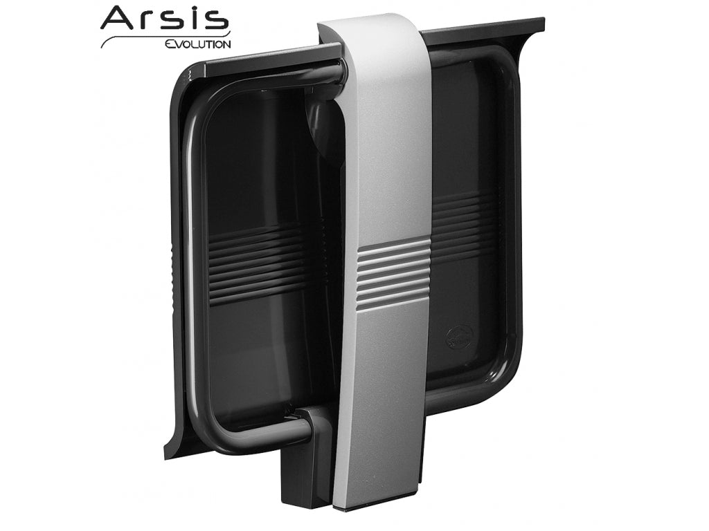 Pellet Arsis Evolution Foldaway Shower Seat - Anthracite Grey with Light Grey Leg