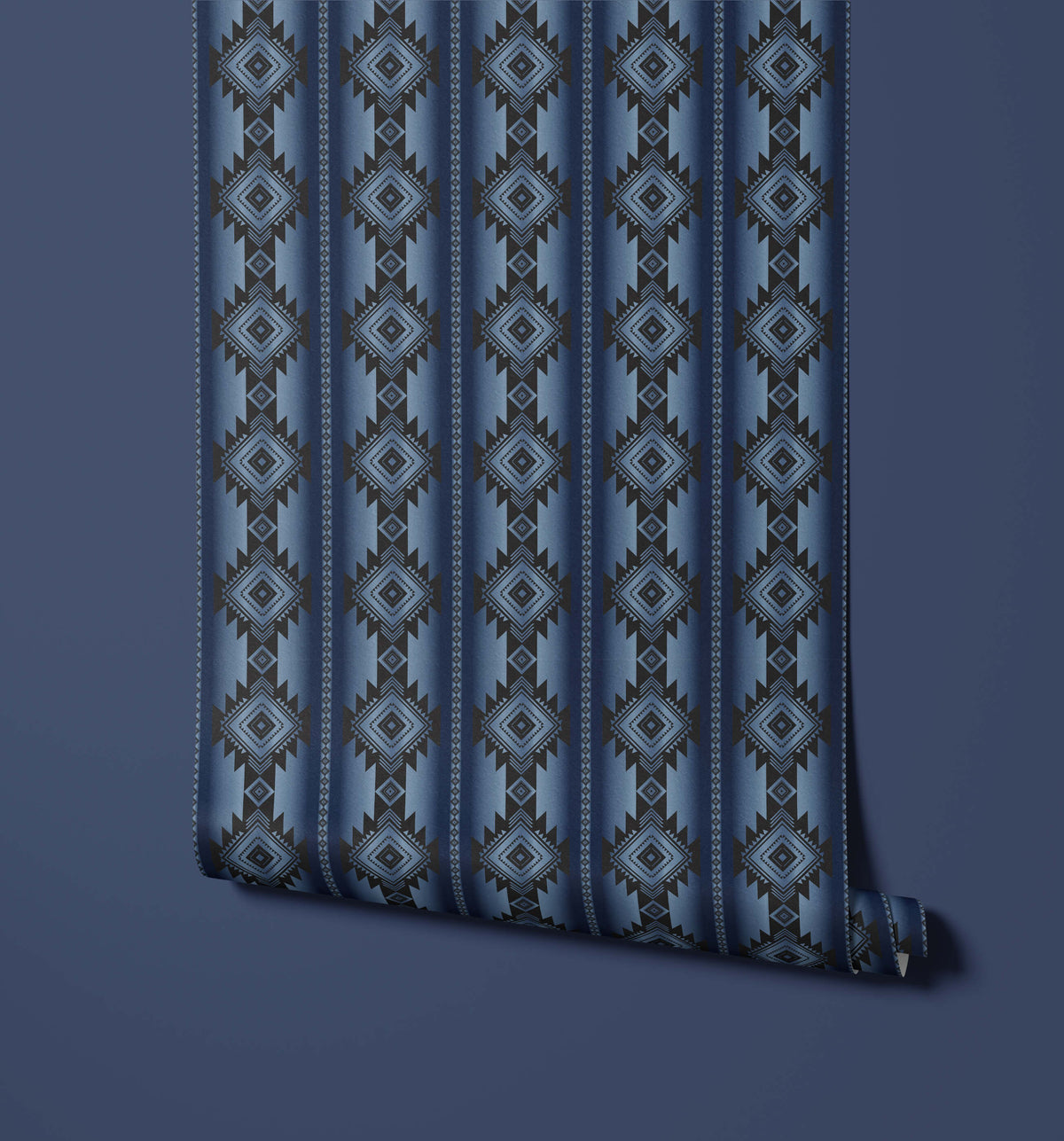 Bobbi Beck Atana Geometric Diamond Stripe Wallpaper