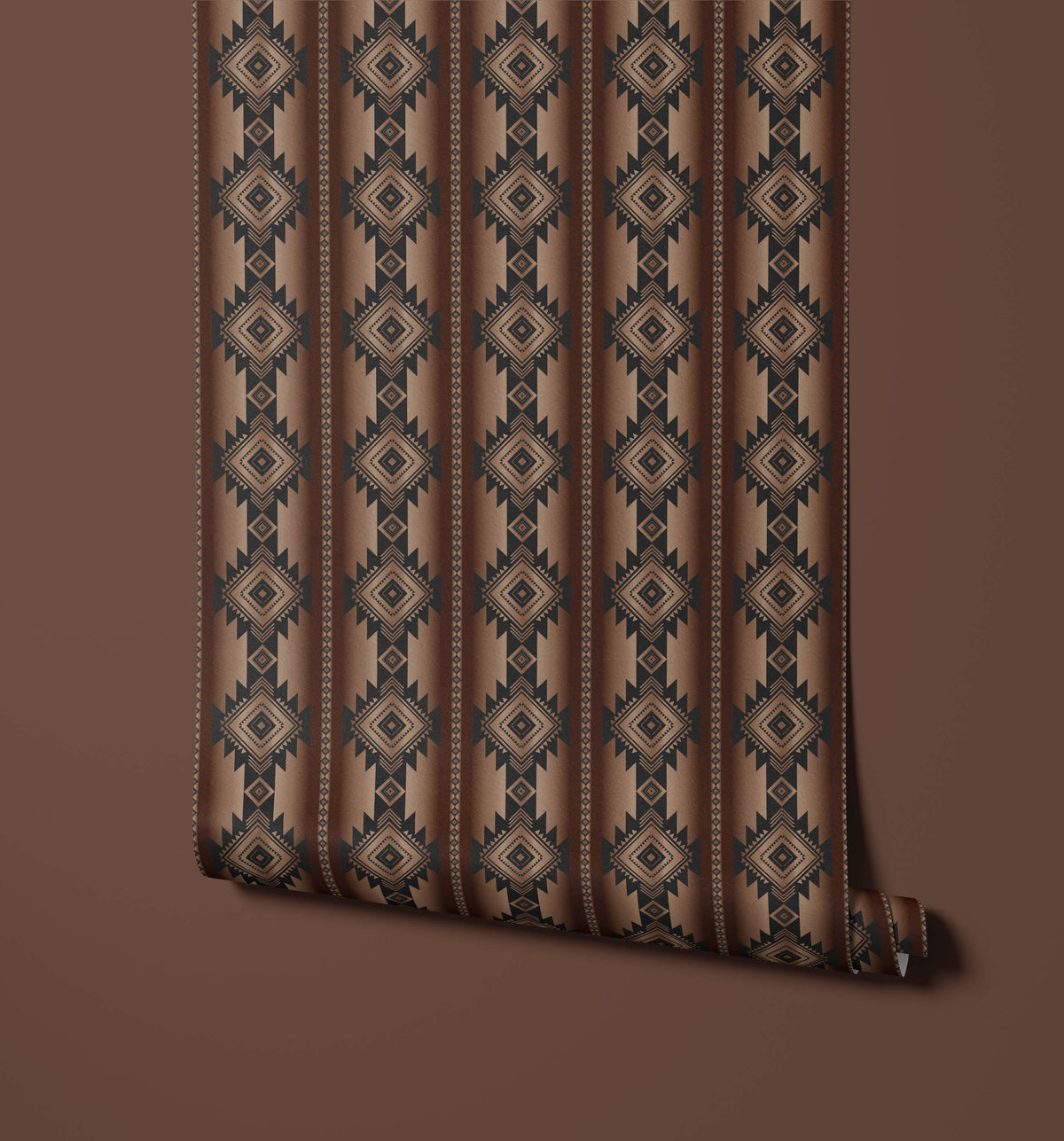 Bobbi Beck Atana Geometric Diamond Stripe Wallpaper