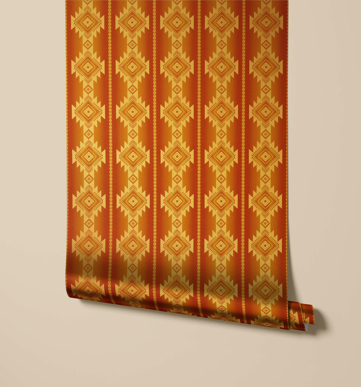 Bobbi Beck Atana Geometric Diamond Stripe Wallpaper