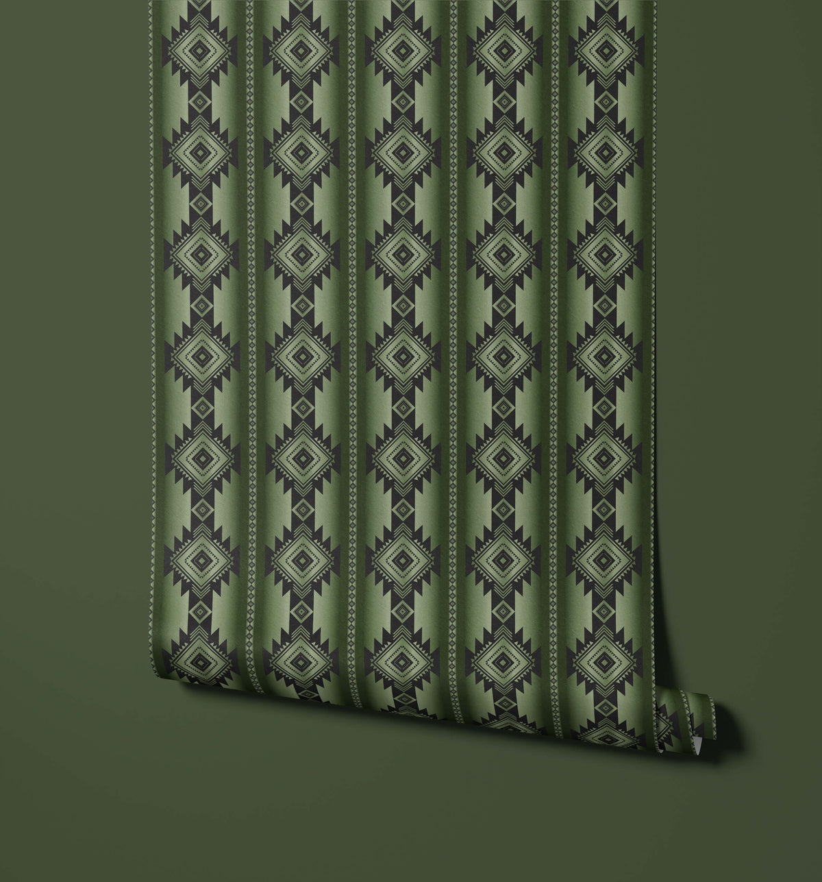 Bobbi Beck Atana Geometric Diamond Stripe Wallpaper