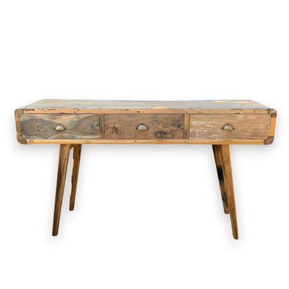Recycled Teak Wood Console Table 150x50x80cm
