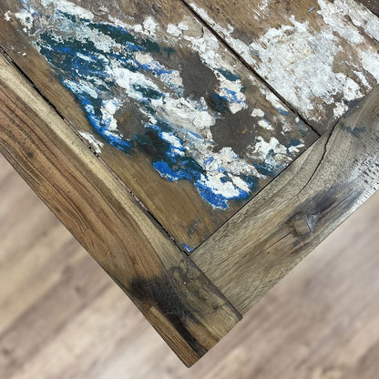 Recycled Teak Wood Dining Table 220×80x80cm