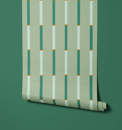 Bobbi Beck Bambu Bamboo Stripe Wallpaper