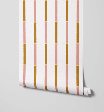 Bobbi Beck Bambu Bamboo Stripe Wallpaper
