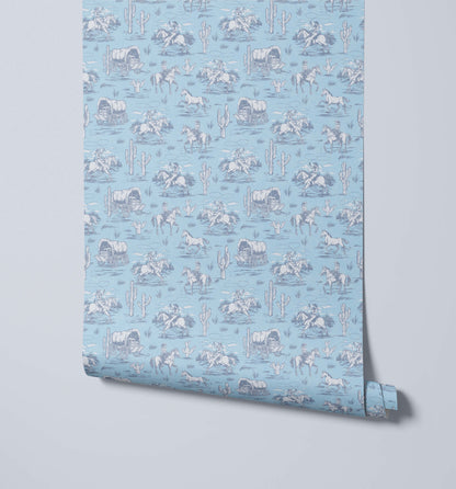 Bobbi Beck Bandera Western Toile Wallpaper
