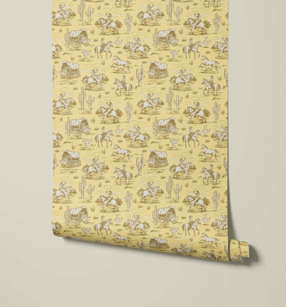 Bobbi Beck Bandera Western Toile Wallpaper