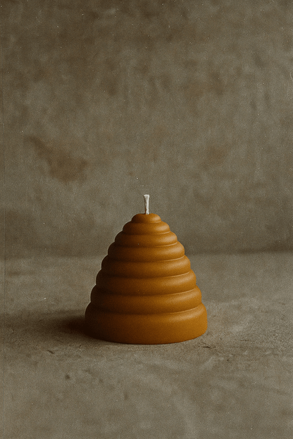 The Hive - Artisan Beeswax Pillar Candle | Pure British Beeswax