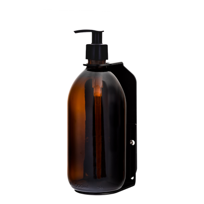 Black Single Wall Mounted Soap Dispenser