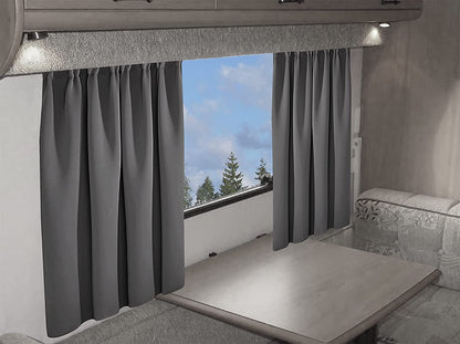 Blackout Thermal Curtains for Caravans and Campervans 100% Light Blocking 11 Colour Options Energy Efficient Pencil Pleat Panels by OLIVIA ROCCO