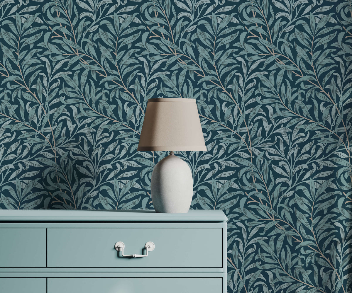 Bobbi Beck Bough Willow Leaf Wallpaper