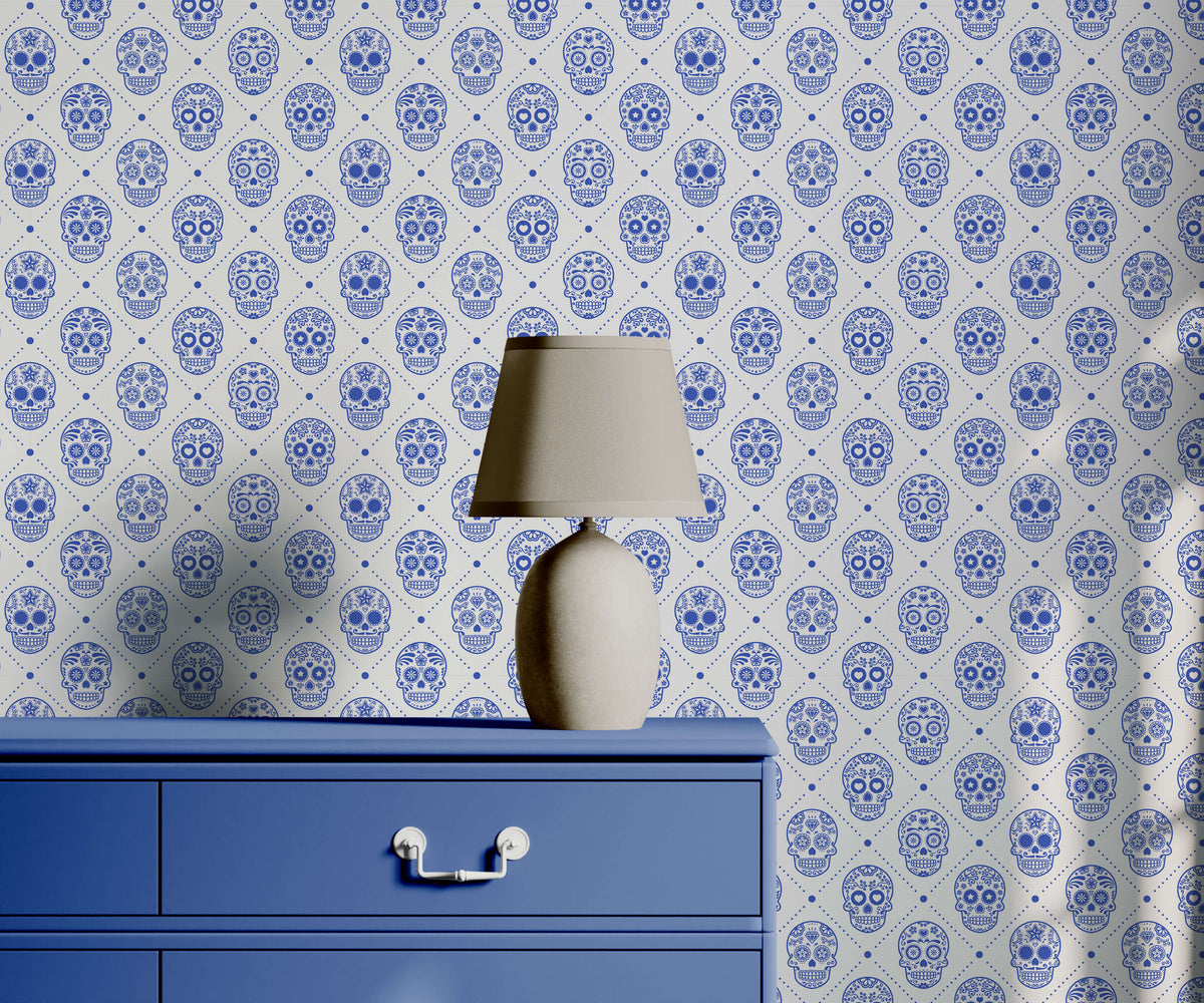 Bobbi Beck Calavera Sugar Skull Wallpaper