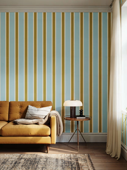 Bobbi Beck Cefalu Retro Stripe Wallpaper