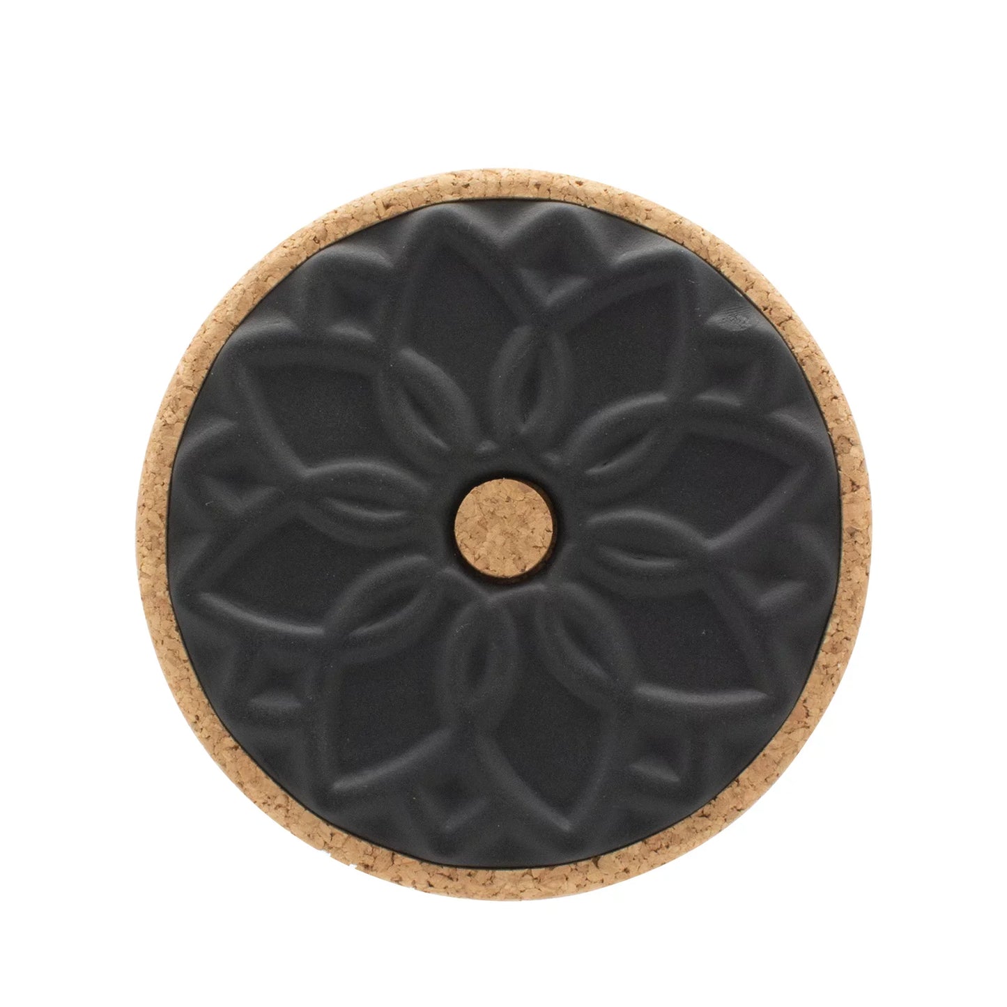 Portuguese Ceramic Trivet Elvira | Black | Azulejo Design