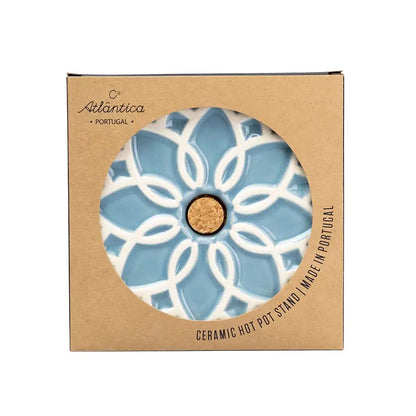 Portuguese Ceramic Trivet Elvira | Blue | Azulejo Design