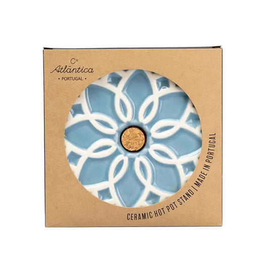 Portuguese Ceramic Trivet Elvira | Blue | Azulejo Design