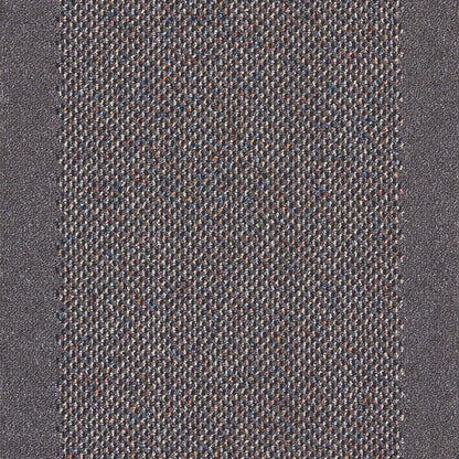 Washable Bordered Dark Grey Rug | 110D