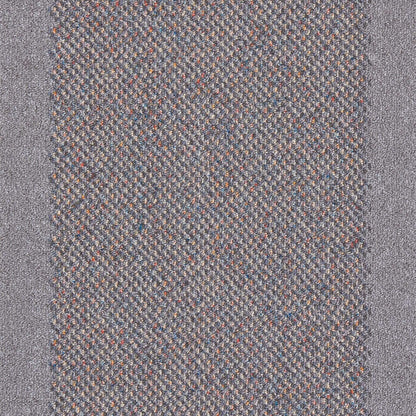 Washable Bordered Silver Grey Rug | 110G