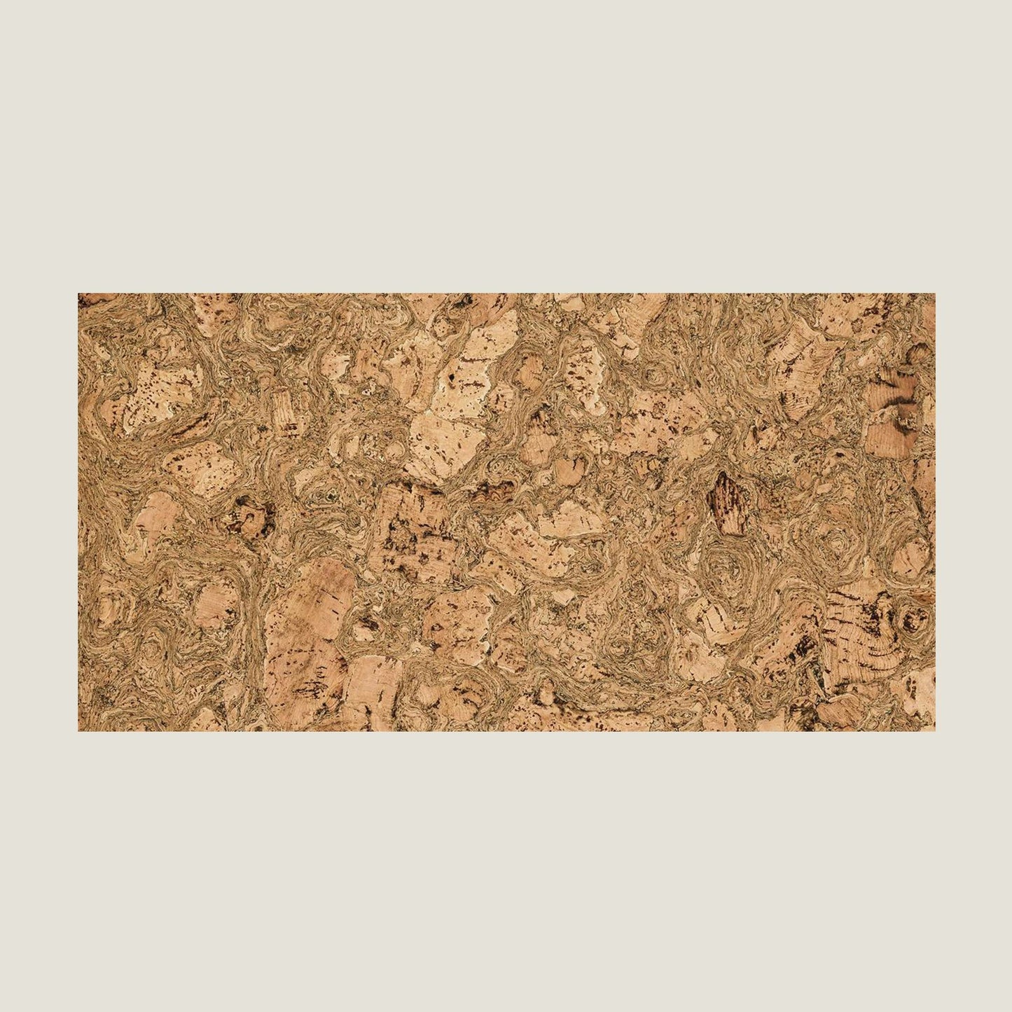 Cork Notice Board Wall Tiles - Twist Black, 600 x 300 x 8mm