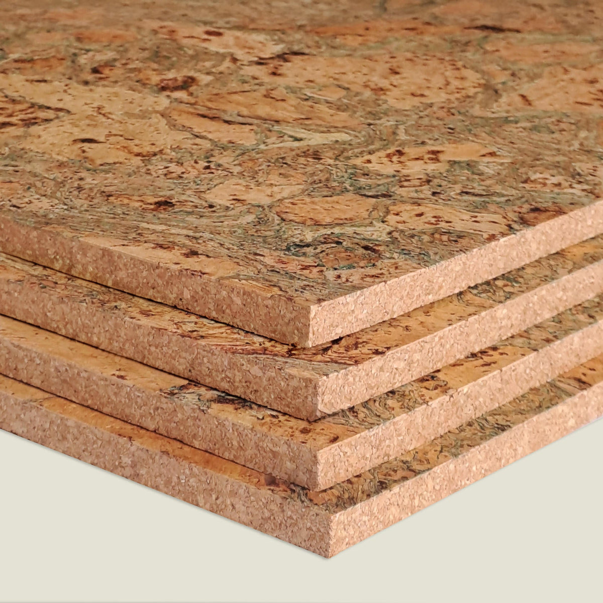 Cork Notice Board Wall Tiles - Twist Green (Sample)